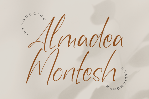 Almadea Montesh: The Handwritten Font for Authentic Brands