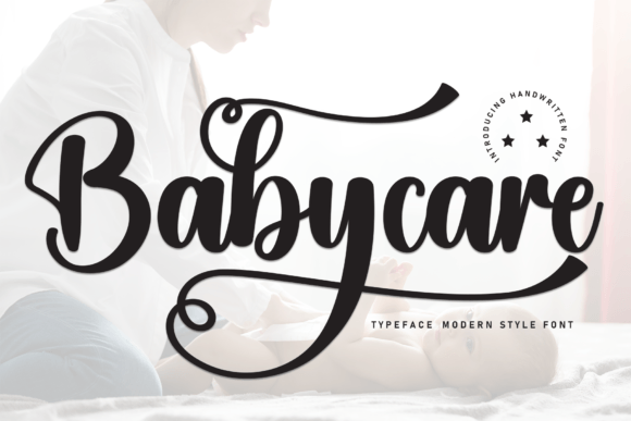 Babycare: A Handwritten Font for Authentic Branding