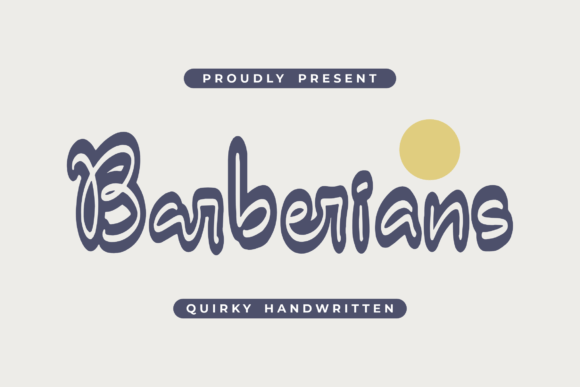 Barberians: The Quirky Handwritten Font for Crafters