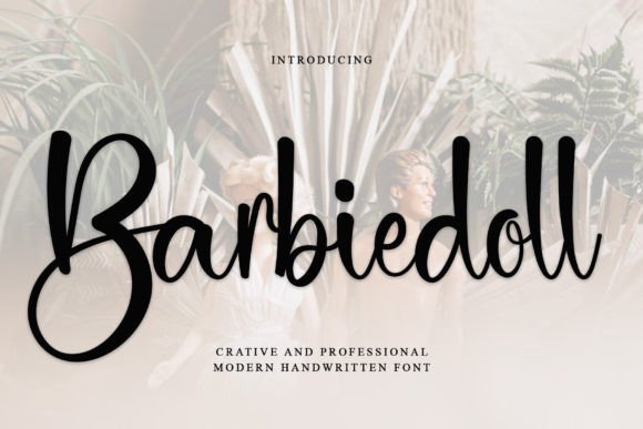Barbiedoll Font: A Handwritten Typeface for Makers