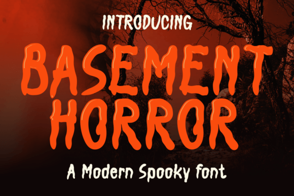Basement Horror: The Ultimate Display Font for Spooky Campaigns