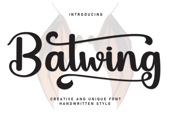 Batwing: The Perfect Handwritten Font for Crafters