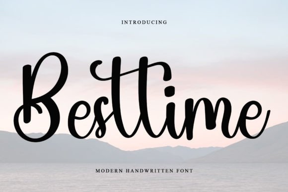 Besttime: A Timeless Handwritten Font for Brand Identity