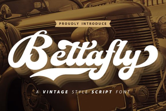 Bettafly Font Review: Elevating Campaign Visuals with Elegant Script
