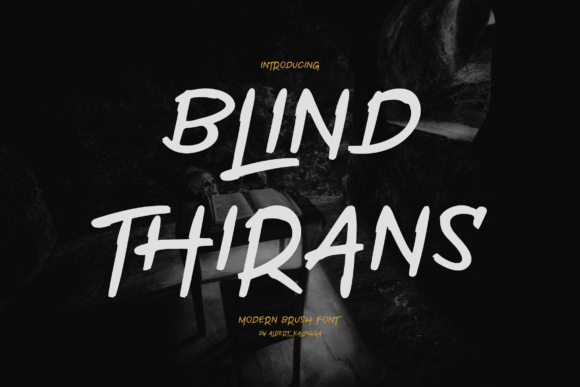 Blind Thirans Font Review: A Quirky Handwritten Typeface for Brands