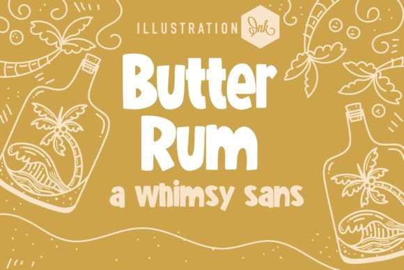 Butter Rum: A Hand-Crafted Typeface for Polished Branding