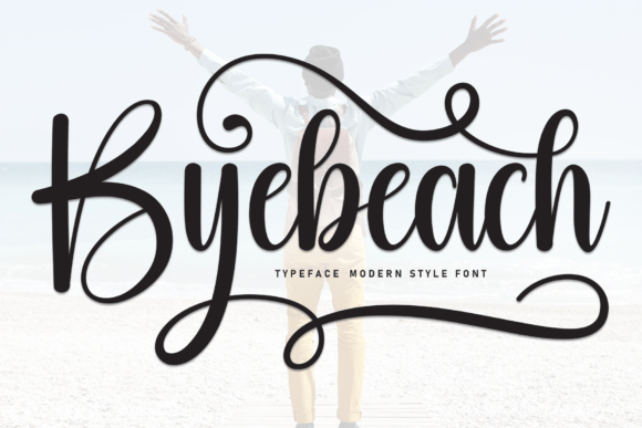 Byebeach Font: Elevating Web Design with Timeless Script