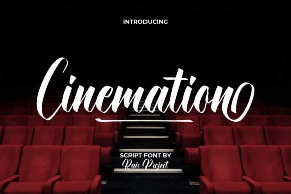 Cinemation Font: A Modern Script for Editorial Design