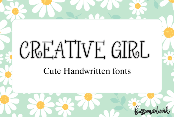 Creative Girl Font: A Handwritten Typeface for Small Business Branding