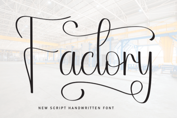 Factory Font: A Handwritten Typeface for Scroll-Stopping Marketing