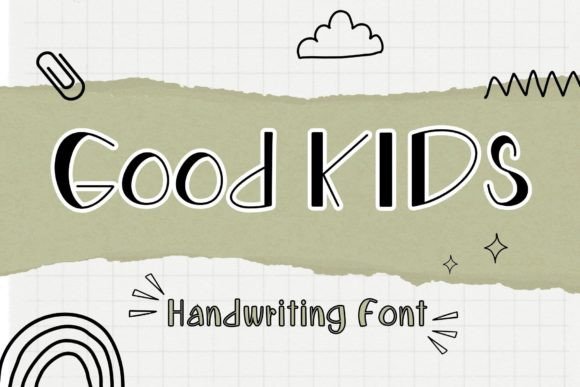 Good Kids: A Playful Handwritten Font for Editorial Design