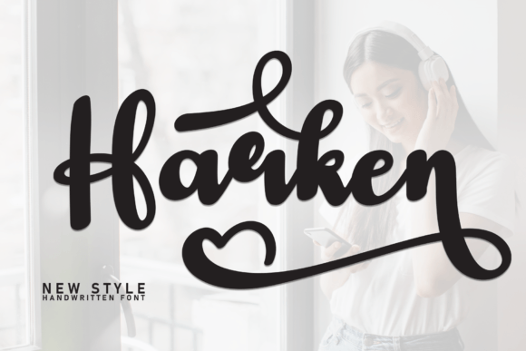 Harken Font: The Perfect Handwritten Typeface for Crafters