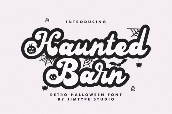 Haunted Barn Font Review: A Retro Script for Bold Brands