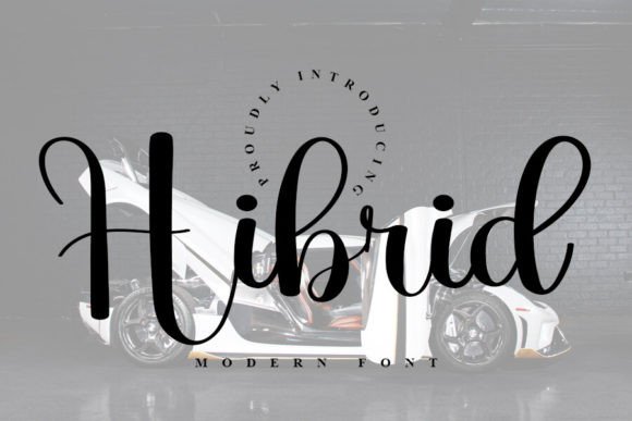 Hibrid: A Fresh Script Typeface for Editorial Design