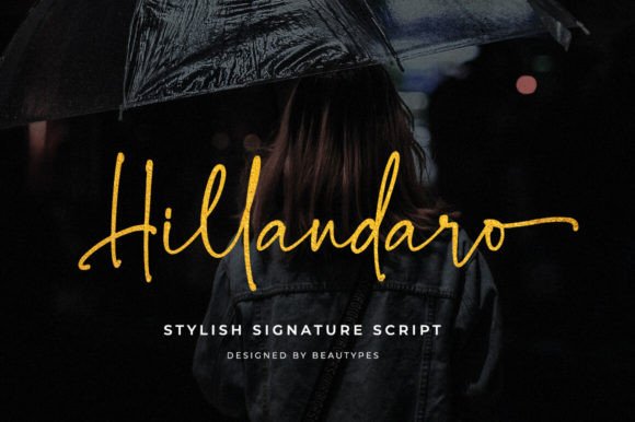 Hillandaro: The Organic Handwritten Font for Authentic Branding