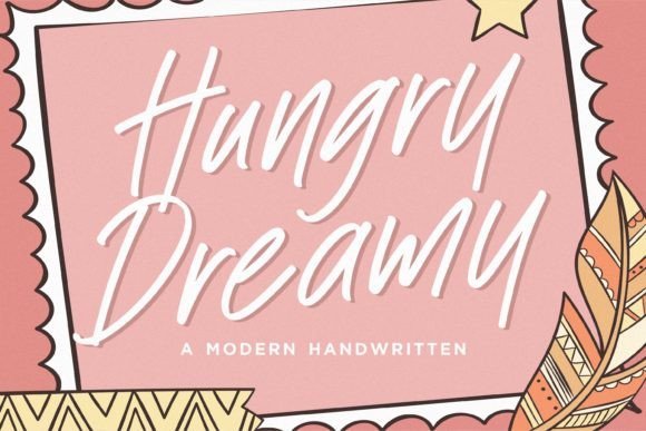 Hungry Dreamy: A Refined Script Typeface for Editorial Design