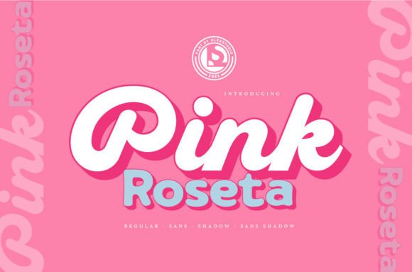 Pink Roseta: A Delicate Typeface for Editorial Design