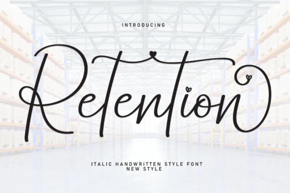 Retention: A Handwritten Font for Modern Web Design