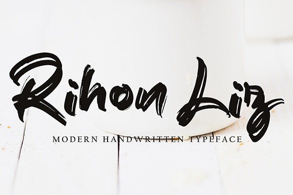 Rihon Liz: The Elegant Script Font for Handmade Brands