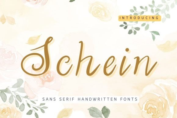 Schein: A Stylish Script Font for Modern Web Design
