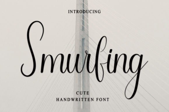 Smurfing: A Handwritten Typeface for Modern Web Design