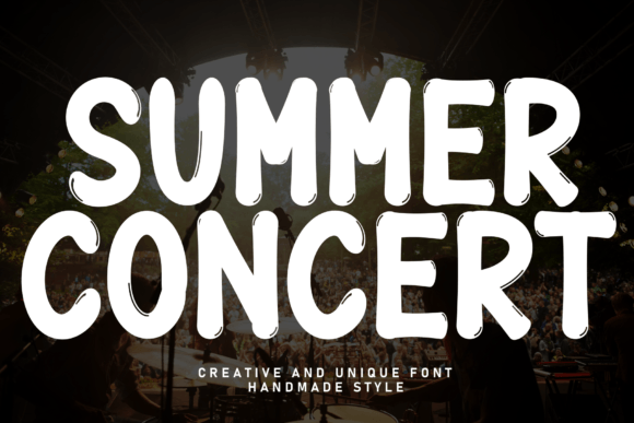 Summer Concert: A Handwritten Font for Vibrant Campaigns