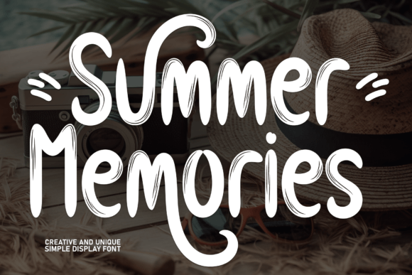 Summer Memories Font: A Handwritten Typeface for Crafters