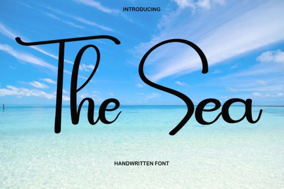 The Sea Font: Elevate Your Handmade Brand with Elegant Script