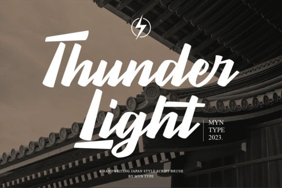 Thunder Light: A Bold Script Font for Small Business Branding