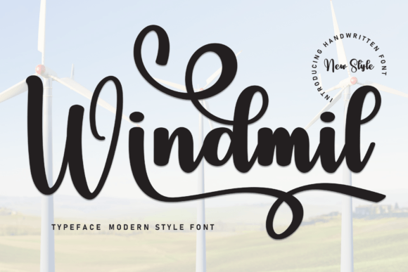 Windmil: A Friendly Handwritten Font for Editorial Design