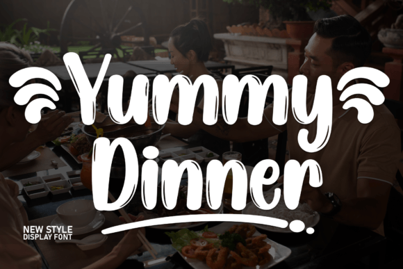Yummy Dinner: A Handwritten Typeface for Editorial Warmth